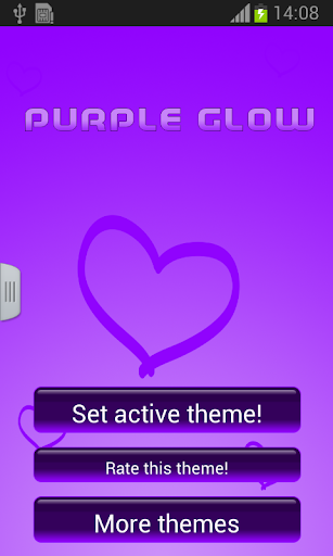 Purple Glow Keyboard Free