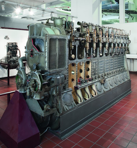 Schiffsmotor, L 11 19/30 - MAN Maschinenfabrik Augsburg-Nürnberg AG ...