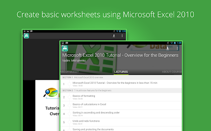 Learn Excel 2010 Free poster 6