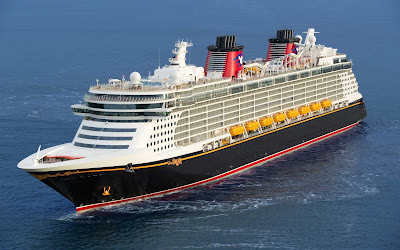Disney Dream en route to the Bahamas. The ship does mostly 3- and 4-night sailings from Port Canaveral, Fla., with Castaway Cay as the chief destination.  