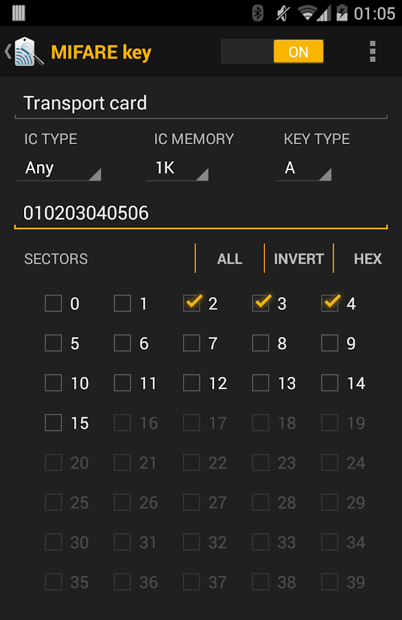    NFC TagInfo by NXP- screenshot  