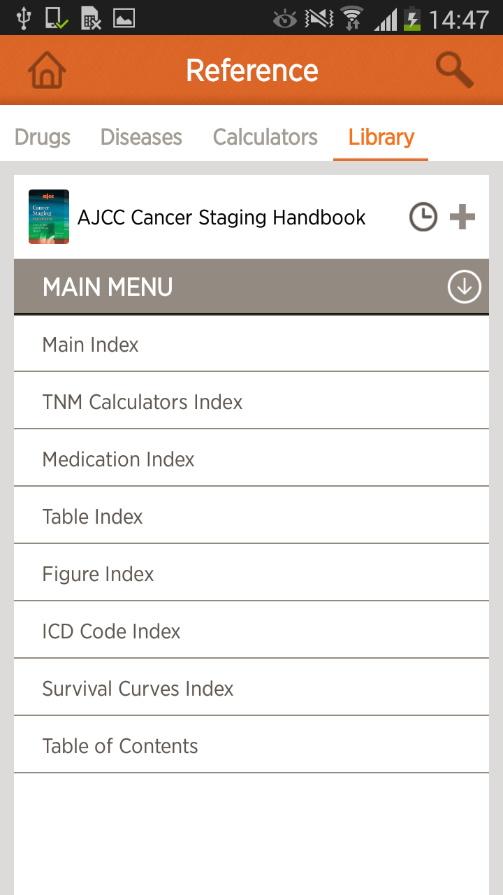 AJCC Cancer Staging Handbook Screen 2