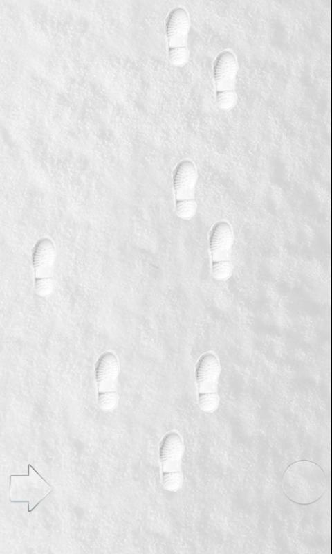 Snow And Footprints Screen 2