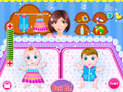 Newborn twins girls games Screenshots 8