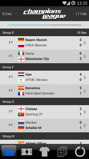 LiveScore Champions League