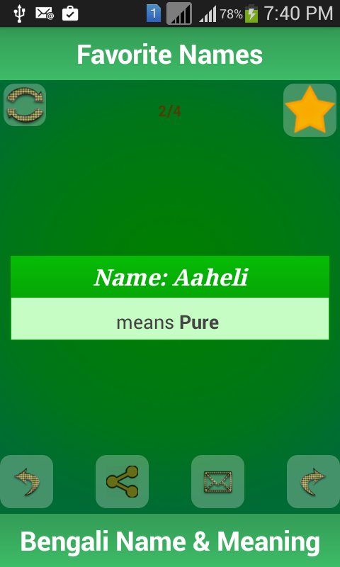 Unique 55 Card Bengali Name