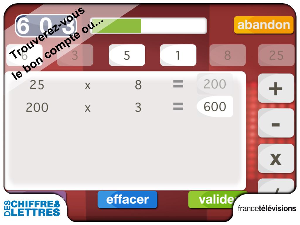 Des Chiffres et des Lettres Applications Android sur Google Play