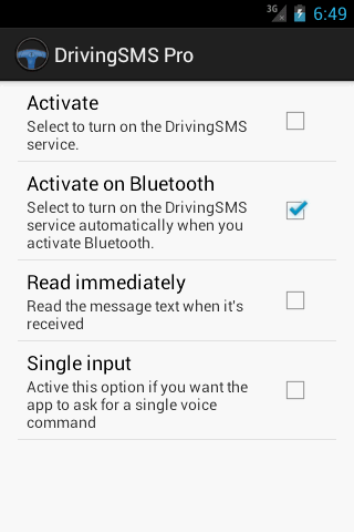 DrivingSMS Pro