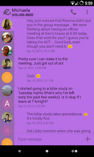 Download Minima Purple - for EvolveSMS APK for Android