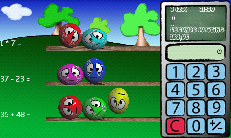 Brain trainer arithmetics Screen 2