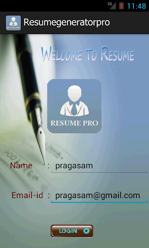 RESUME GENERATOR PRO