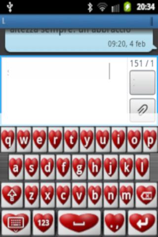 Valentine's keyboard