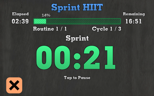 Cardio HIIT Training Timer