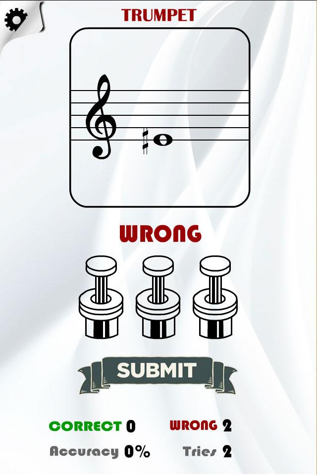 Brass Notes Trainer Screen 3