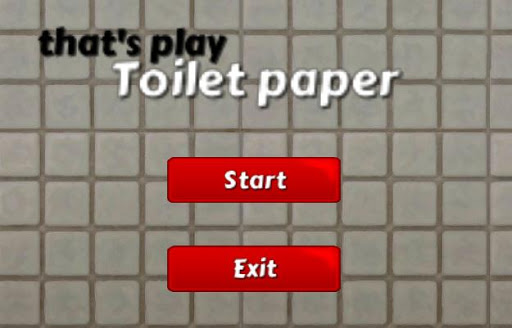 THAT'S PLAY TOILET PAPER