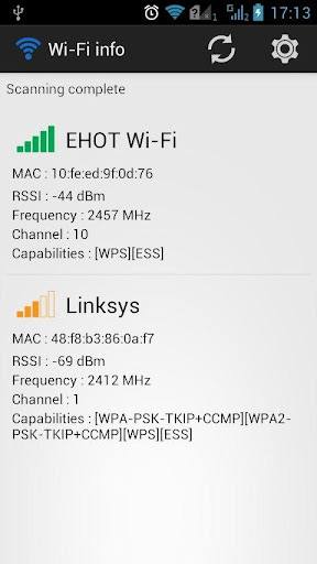 WiFi Info