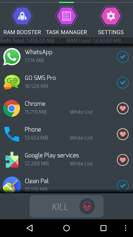    RAM Booster Ultimate Pal- screenshot  