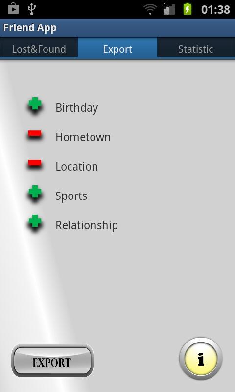 FriendApp-who deleted you @ FB Screen 3