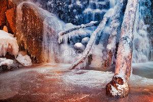 Frozen Avalon Fantasy Falls by Nicolas Raymond -  