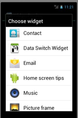 Data Widget Donate