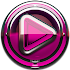 Poweramp skin Pink Glas deluxe3.10 (Paid)