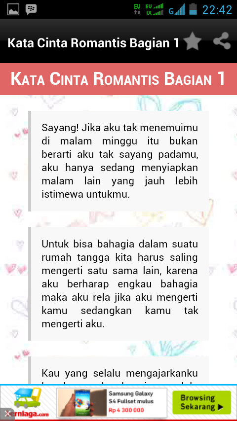 Kata Kata Cinta Romantis - Android Apps on Google Play