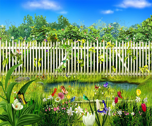 Summer Garden Live Wallpaper