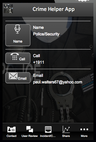 Crime Helper App