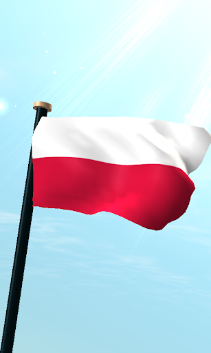 波兰旗3D免费动态壁纸