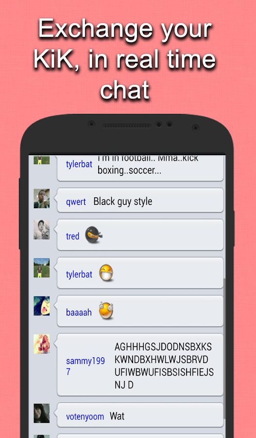 kik messenger chat room que
