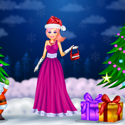 christmas barbie dressup