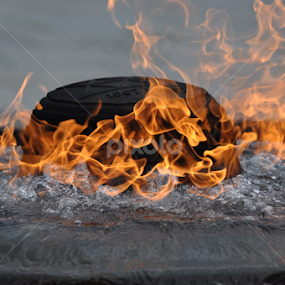 Eturnal Flames by Debbie Annable Carr - Abstract Fire & Fireworks