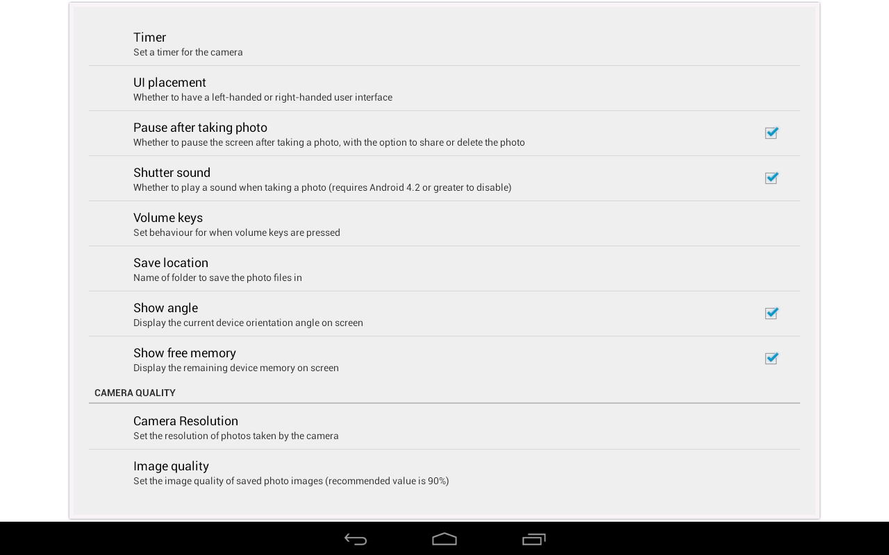    Open Camera- screenshot  