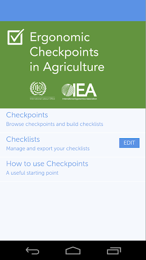 ILO Agriculture Checkpoints