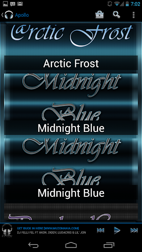 【免費個人化App】Apollo Midnight Blue Theme-APP點子