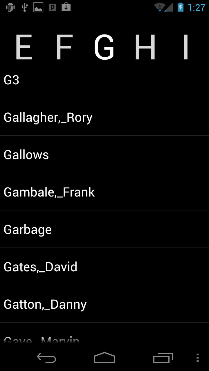 JamDroid Screen 3