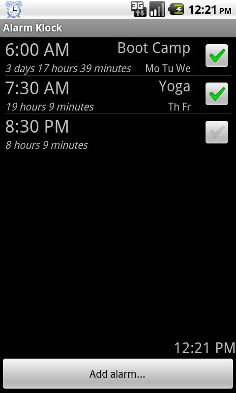 Alarm Klock Android