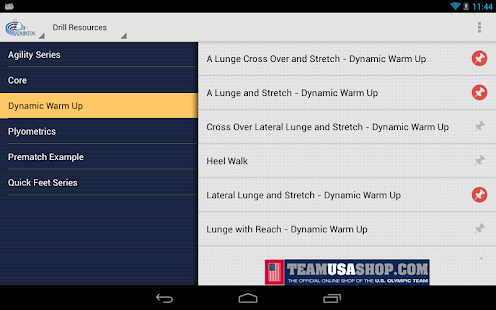 Team USA Mobile Coach Screenshots 2