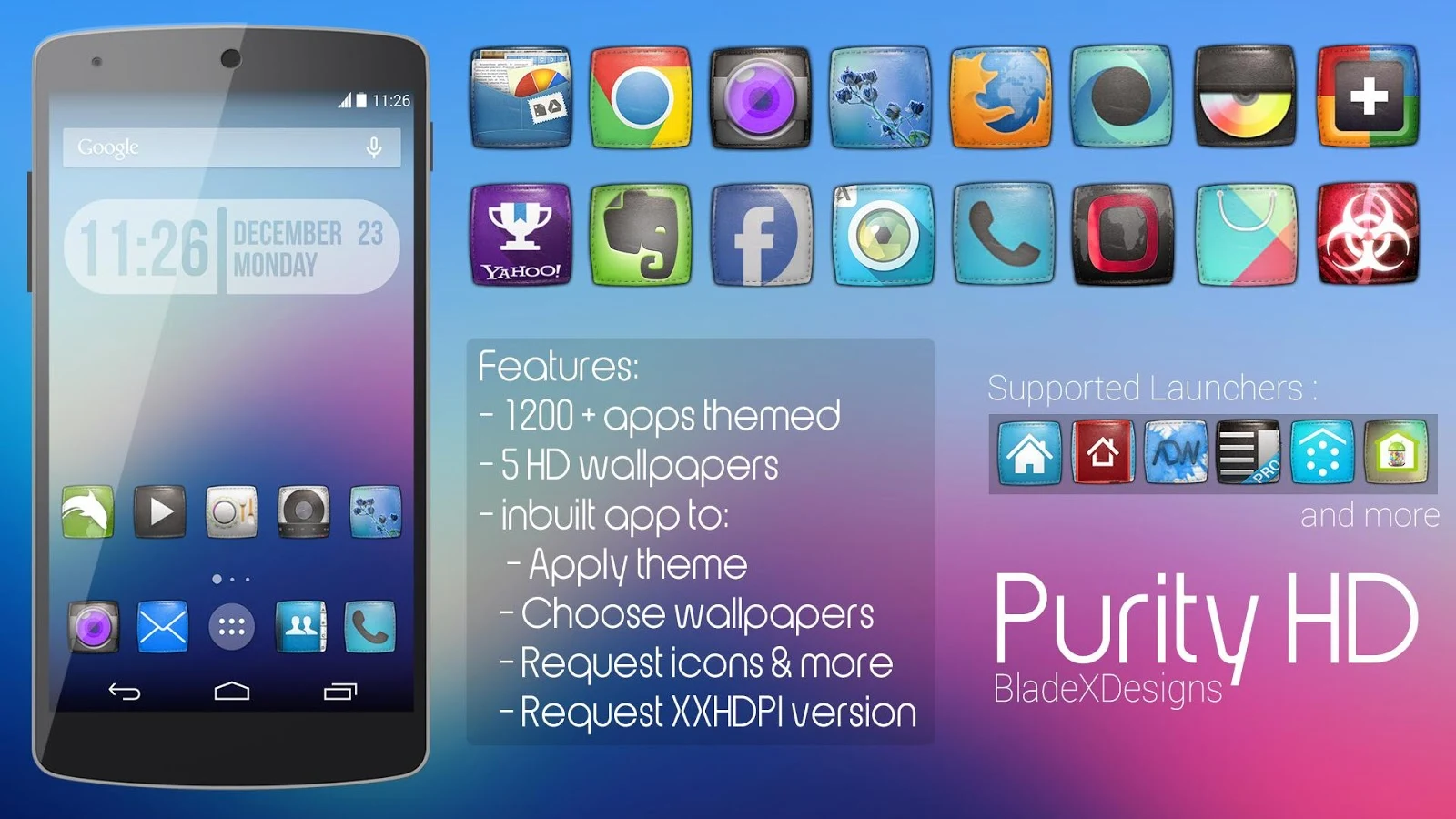 Purity (APEX NOVA KITKAT THEME) v1.0.1