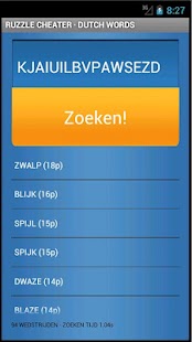 Ruzzle Cheater - Dutch Words Screenshots 0