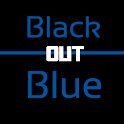 Black and Blue Keyboard Skin logo