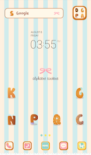 Free Download Cookies Alphabet theme APK