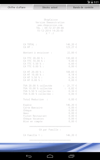 ShopCaisse - Statistiques