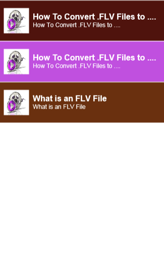 How to converter Flv to avi