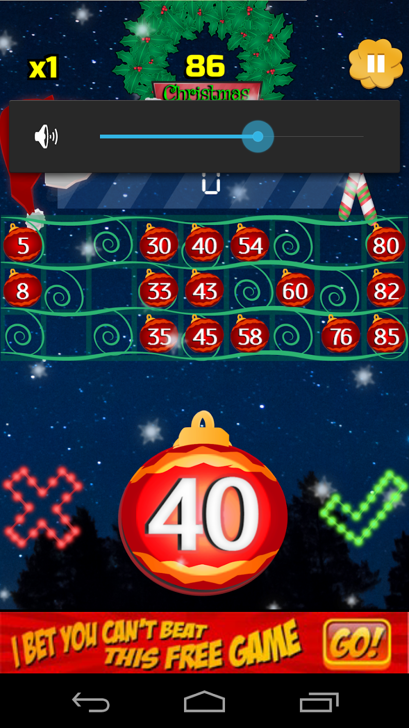 A Christmas Bingo : FREE BINGO Screen 1