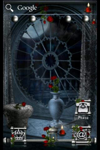 Silver Moonlight ADW Theme Screen 1