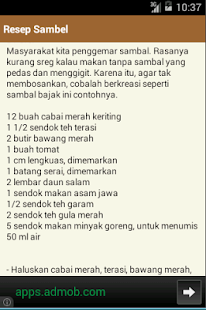 Free Download Resep Sambel Nusantara APK for Android