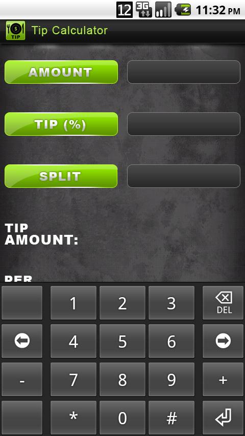 Attractive Tip Calculator Screen 2