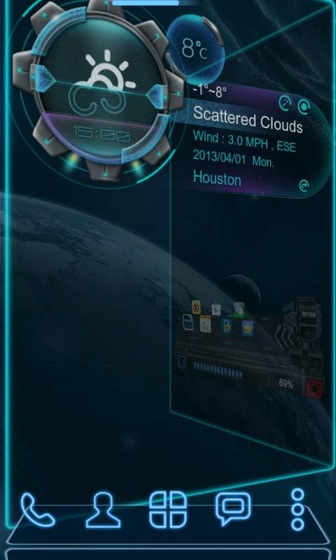 Future  Next Launcher 3D Theme - screenshot