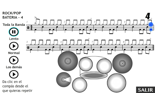 【免費音樂App】Tocar Batería Rock - Básico-APP點子